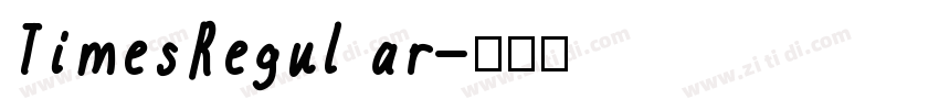 TimesRegul ar字体转换